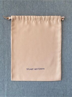 Authentic STUART WEITZMAN | Drawstring Dust Bag Gift Storage Rosy Blush Pink